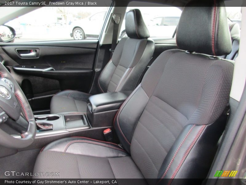 Predawn Gray Mica / Black 2017 Toyota Camry SE