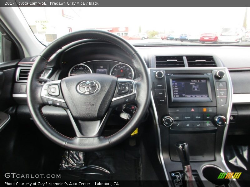 Predawn Gray Mica / Black 2017 Toyota Camry SE