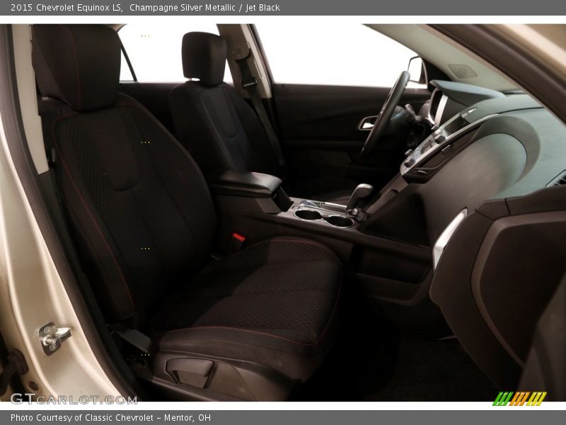 Champagne Silver Metallic / Jet Black 2015 Chevrolet Equinox LS