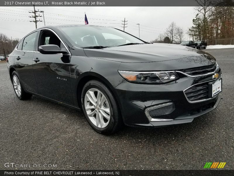 Mosaic Black Metallic / Jet Black 2017 Chevrolet Malibu LT