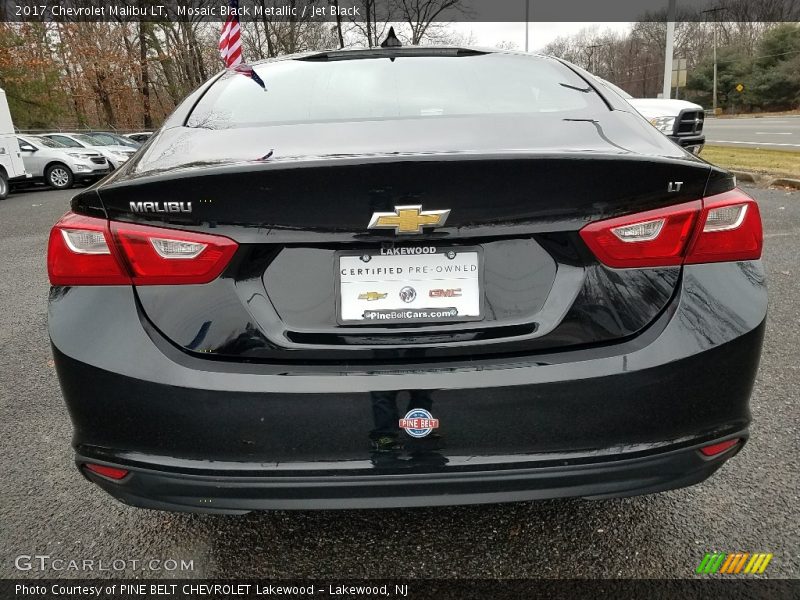 Mosaic Black Metallic / Jet Black 2017 Chevrolet Malibu LT