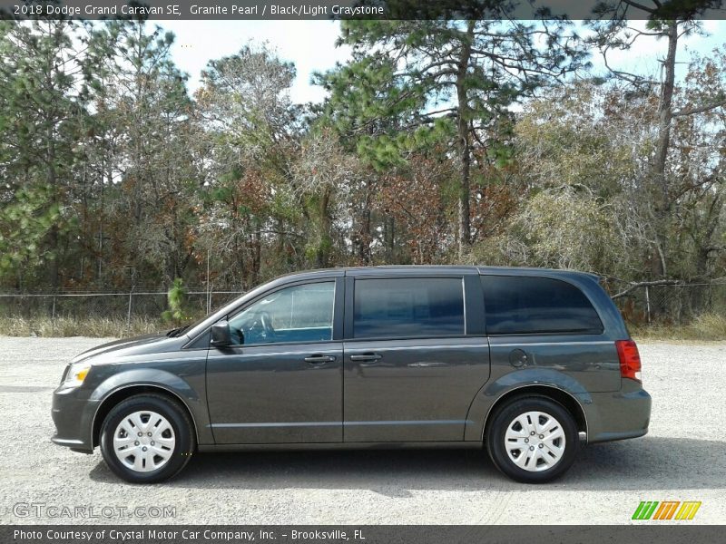 Granite Pearl / Black/Light Graystone 2018 Dodge Grand Caravan SE