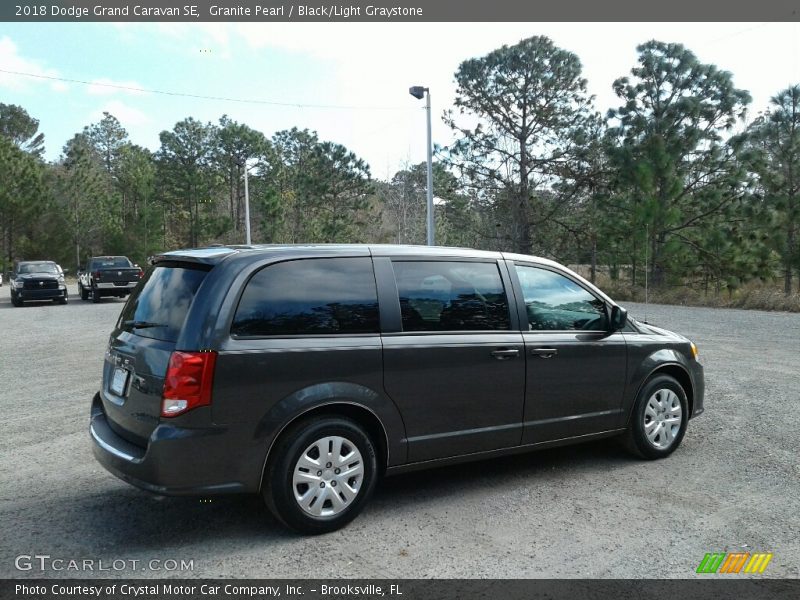 Granite Pearl / Black/Light Graystone 2018 Dodge Grand Caravan SE