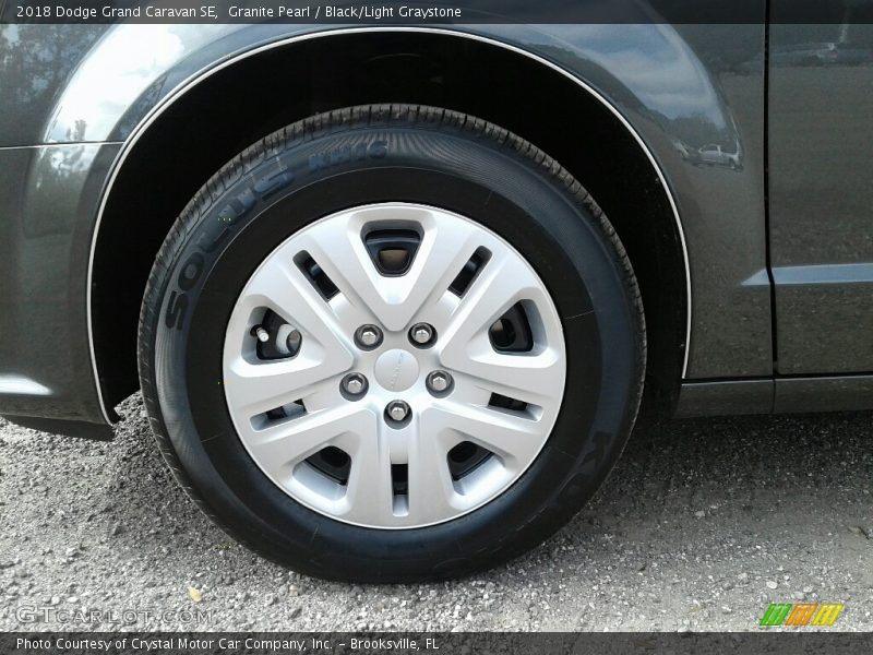 Granite Pearl / Black/Light Graystone 2018 Dodge Grand Caravan SE