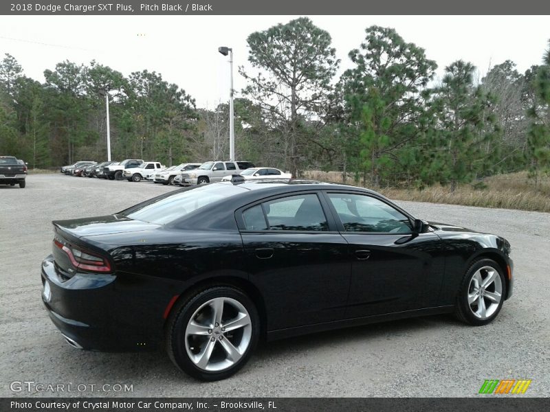 Pitch Black / Black 2018 Dodge Charger SXT Plus