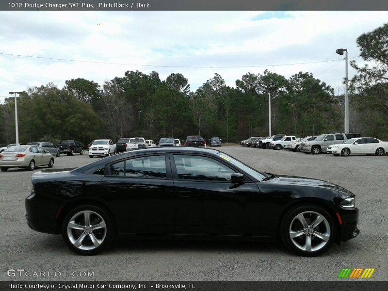 Pitch Black / Black 2018 Dodge Charger SXT Plus