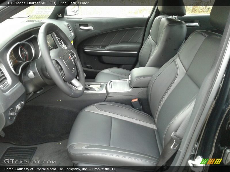 Pitch Black / Black 2018 Dodge Charger SXT Plus