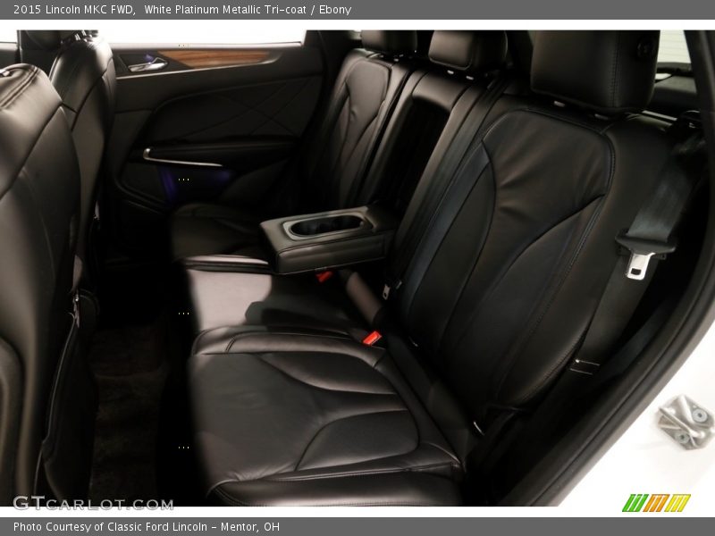White Platinum Metallic Tri-coat / Ebony 2015 Lincoln MKC FWD