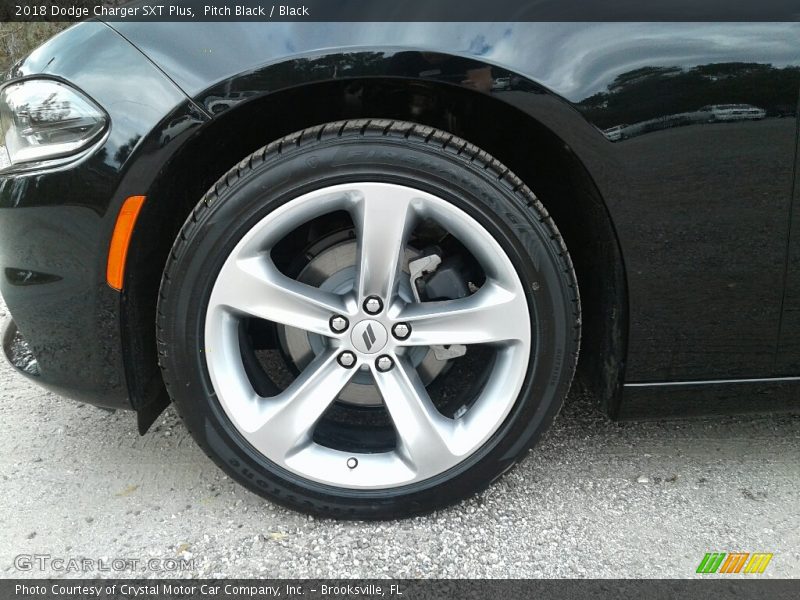 Pitch Black / Black 2018 Dodge Charger SXT Plus