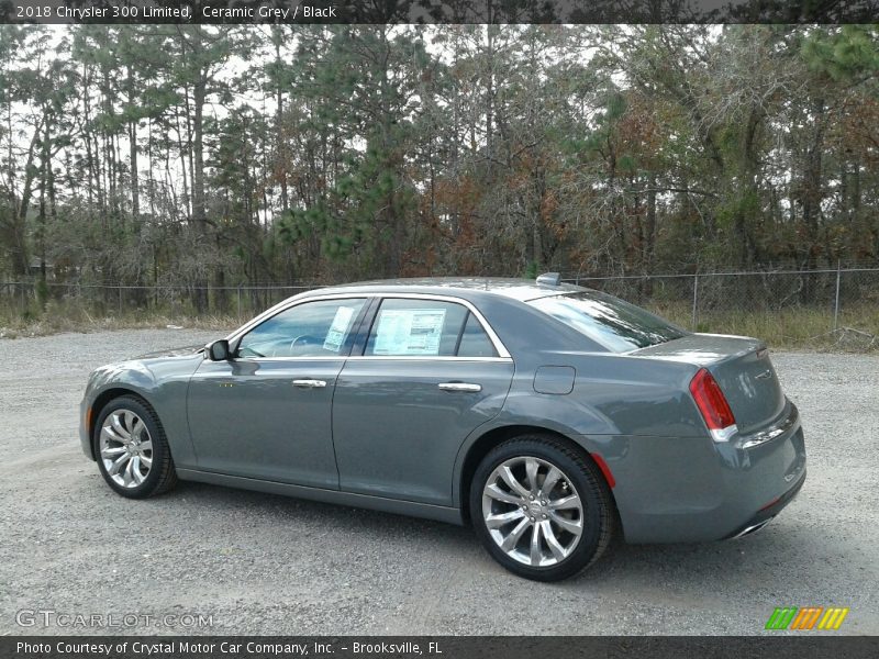 Ceramic Grey / Black 2018 Chrysler 300 Limited