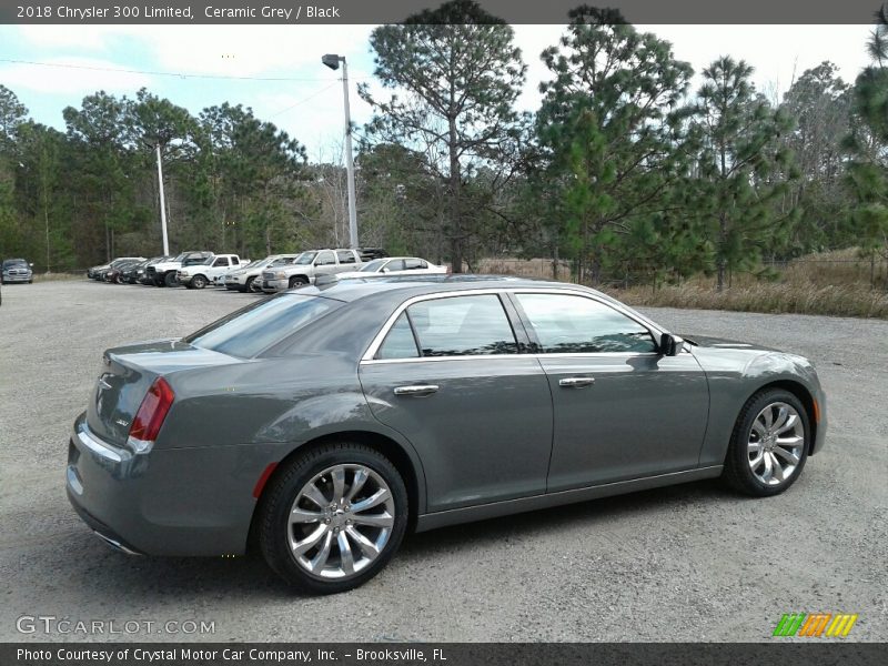 Ceramic Grey / Black 2018 Chrysler 300 Limited