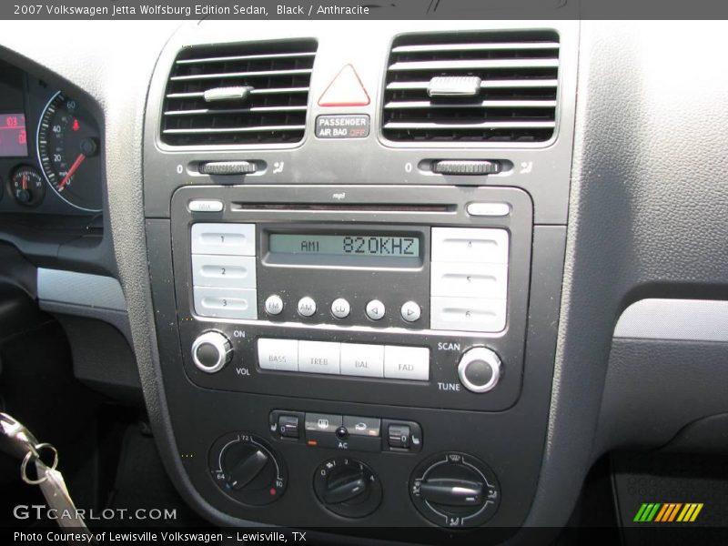 Black / Anthracite 2007 Volkswagen Jetta Wolfsburg Edition Sedan