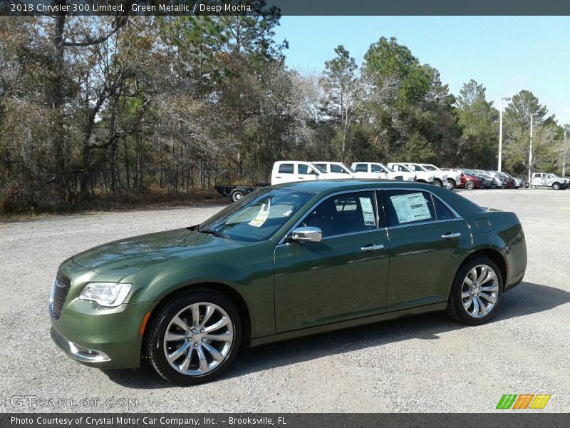 Green Metallic / Deep Mocha 2018 Chrysler 300 Limited