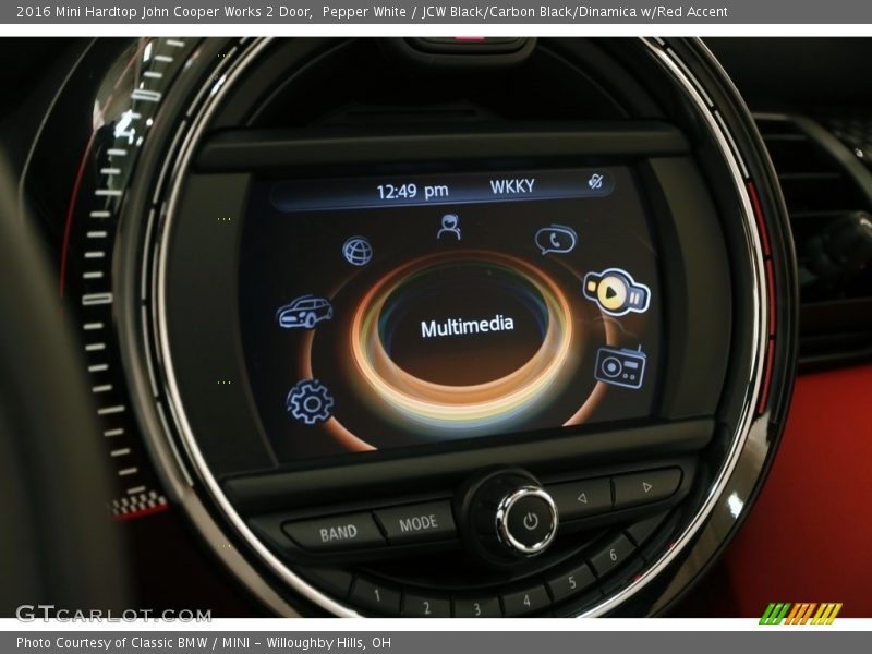 Pepper White / JCW Black/Carbon Black/Dinamica w/Red Accent 2016 Mini Hardtop John Cooper Works 2 Door