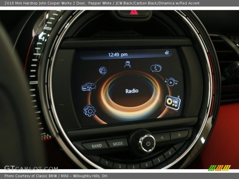 Pepper White / JCW Black/Carbon Black/Dinamica w/Red Accent 2016 Mini Hardtop John Cooper Works 2 Door