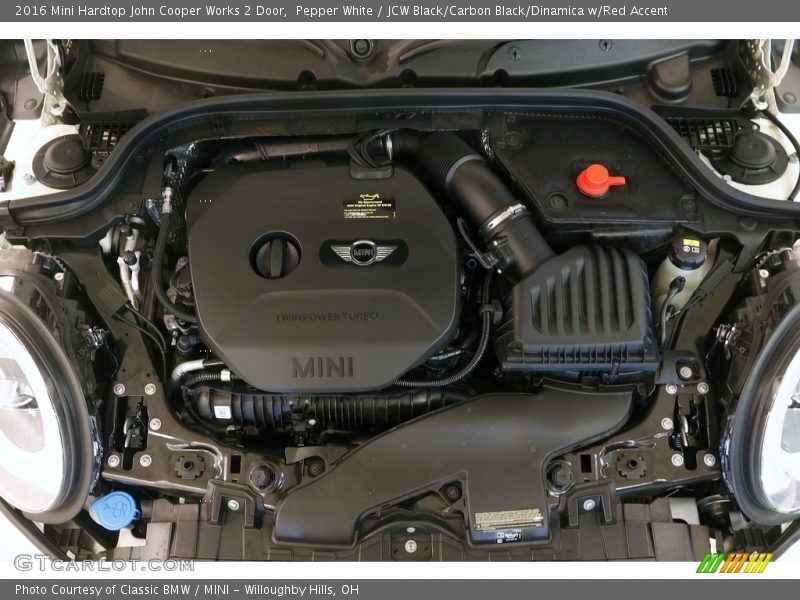  2016 Hardtop John Cooper Works 2 Door Engine - 2.0 Liter TwinPower Turbocharged DOHC 16-Valve VVT 4 Cylinder