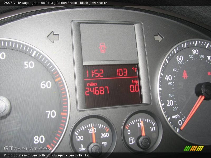 Black / Anthracite 2007 Volkswagen Jetta Wolfsburg Edition Sedan