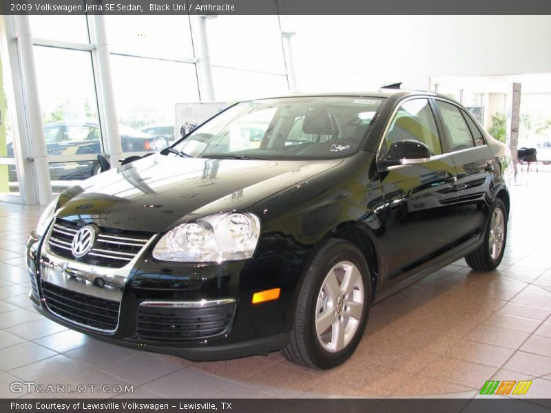 Black Uni / Anthracite 2009 Volkswagen Jetta SE Sedan