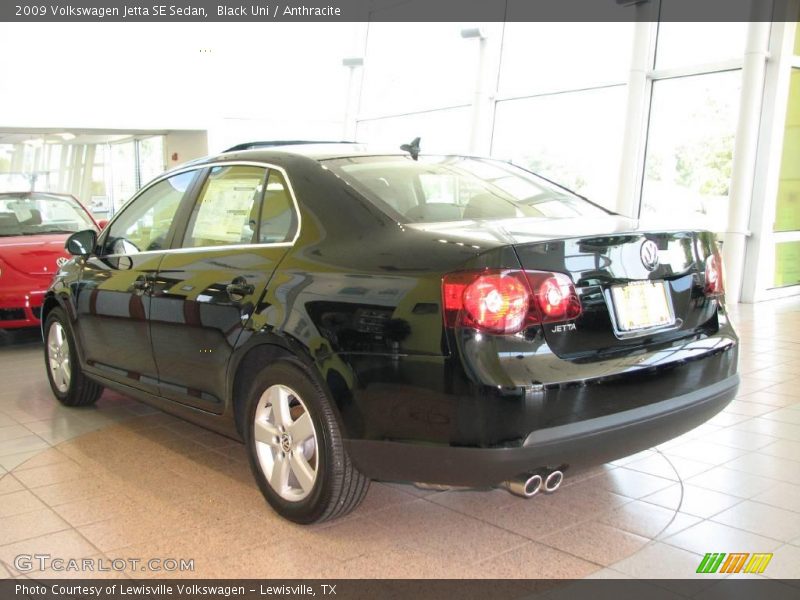 Black Uni / Anthracite 2009 Volkswagen Jetta SE Sedan