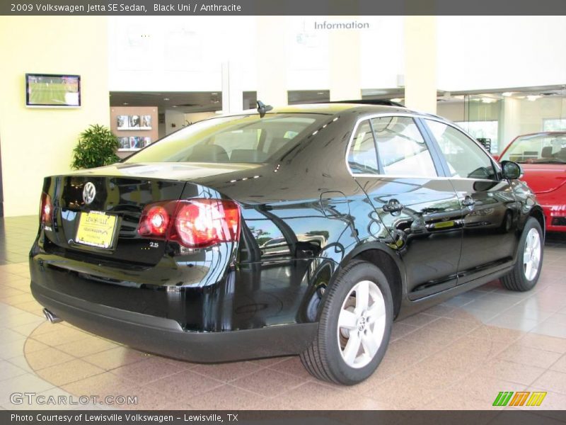 Black Uni / Anthracite 2009 Volkswagen Jetta SE Sedan