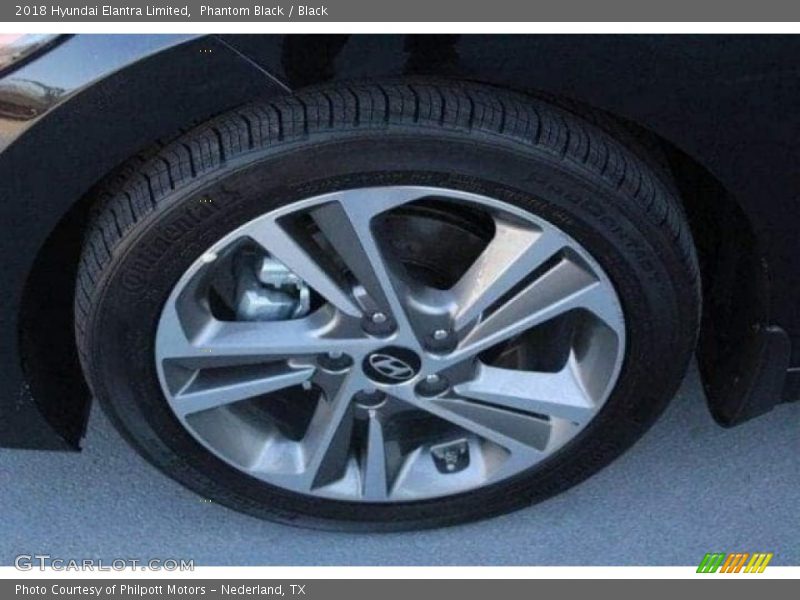 Phantom Black / Black 2018 Hyundai Elantra Limited