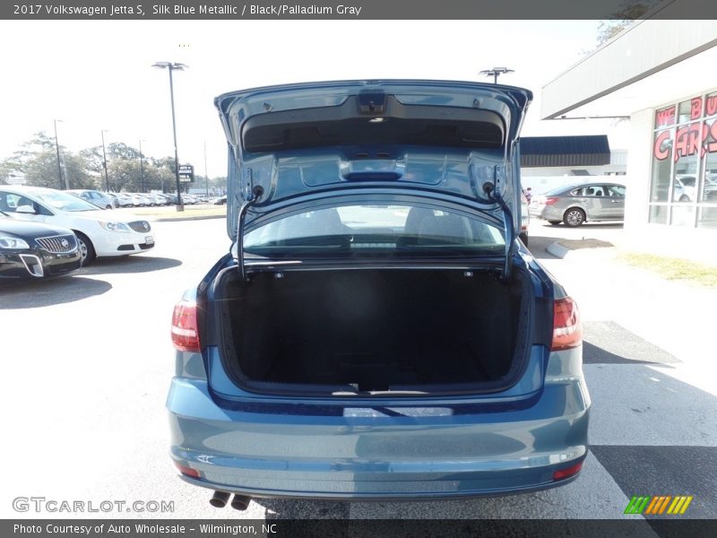 Silk Blue Metallic / Black/Palladium Gray 2017 Volkswagen Jetta S