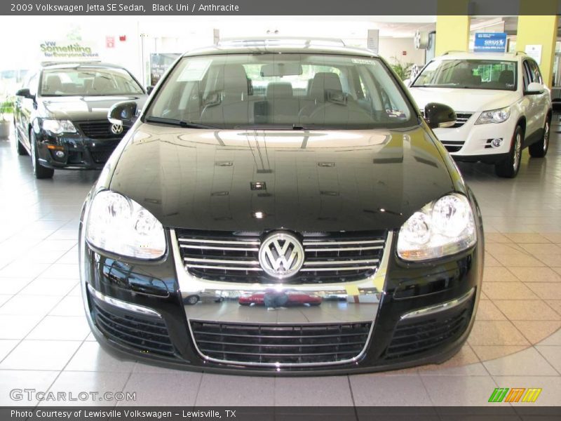 Black Uni / Anthracite 2009 Volkswagen Jetta SE Sedan