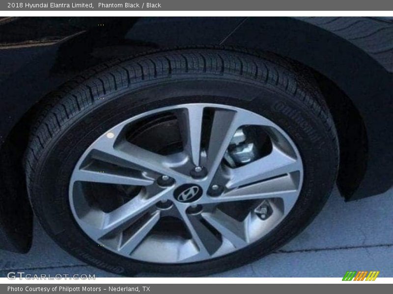 Phantom Black / Black 2018 Hyundai Elantra Limited