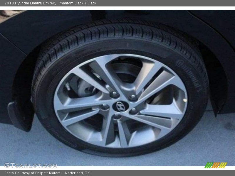 Phantom Black / Black 2018 Hyundai Elantra Limited