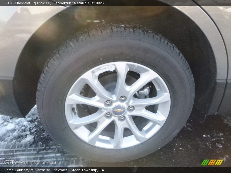 Pepperdust Metallic / Jet Black 2018 Chevrolet Equinox LT