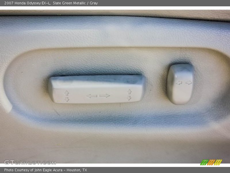 Slate Green Metallic / Gray 2007 Honda Odyssey EX-L