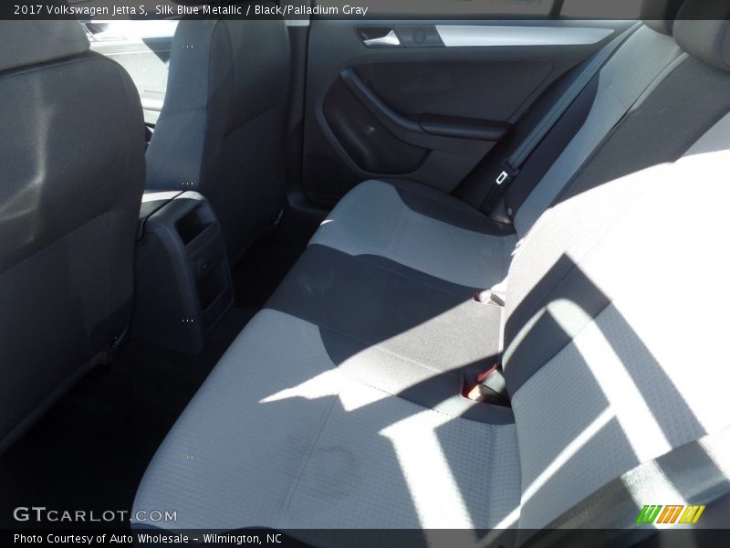 Silk Blue Metallic / Black/Palladium Gray 2017 Volkswagen Jetta S