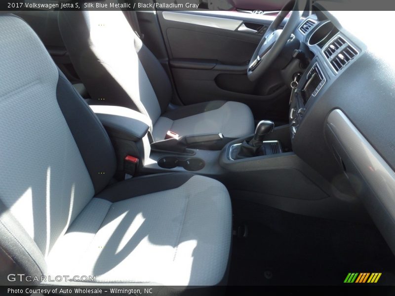 Silk Blue Metallic / Black/Palladium Gray 2017 Volkswagen Jetta S