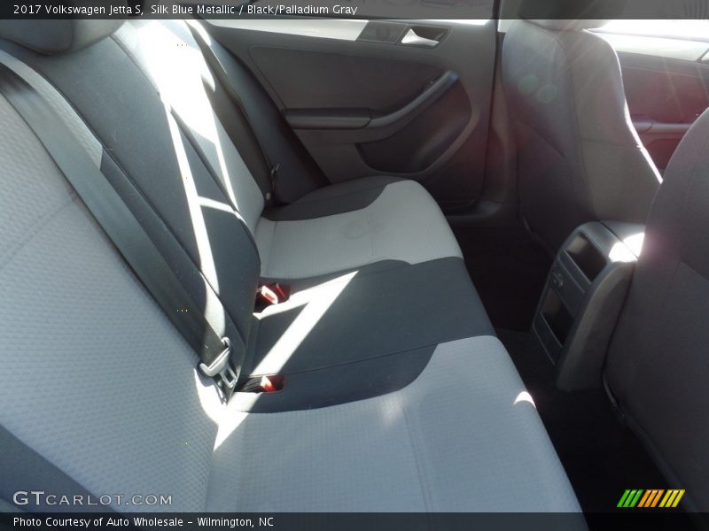 Silk Blue Metallic / Black/Palladium Gray 2017 Volkswagen Jetta S