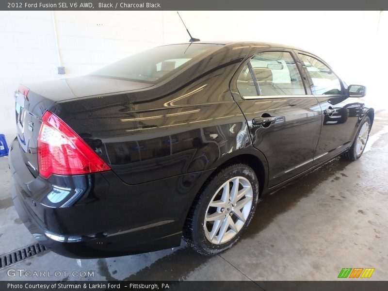 Black / Charcoal Black 2012 Ford Fusion SEL V6 AWD