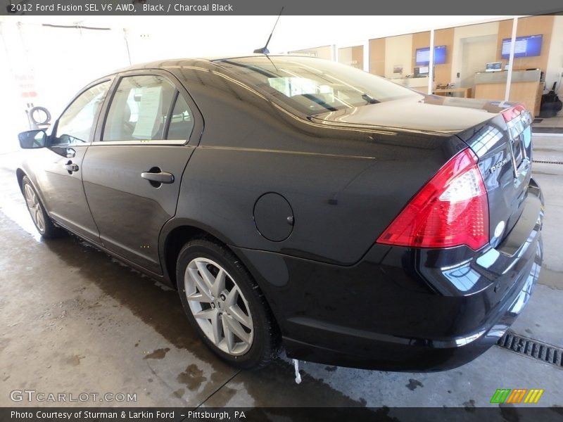 Black / Charcoal Black 2012 Ford Fusion SEL V6 AWD