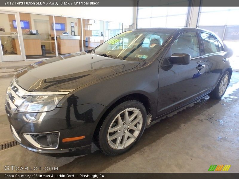 Black / Charcoal Black 2012 Ford Fusion SEL V6 AWD