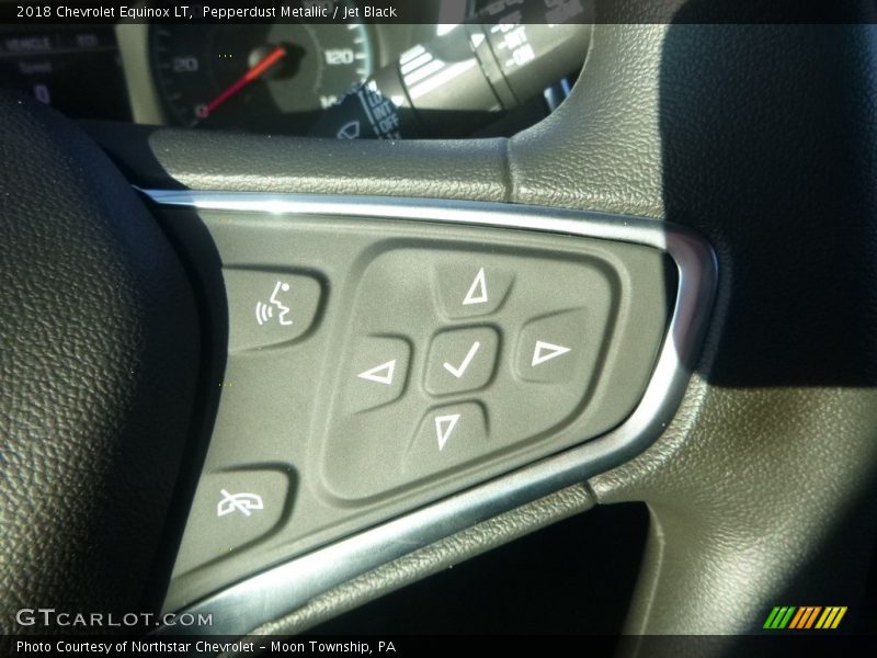 Pepperdust Metallic / Jet Black 2018 Chevrolet Equinox LT