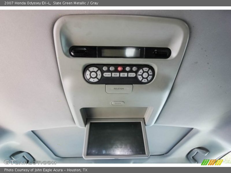 Slate Green Metallic / Gray 2007 Honda Odyssey EX-L