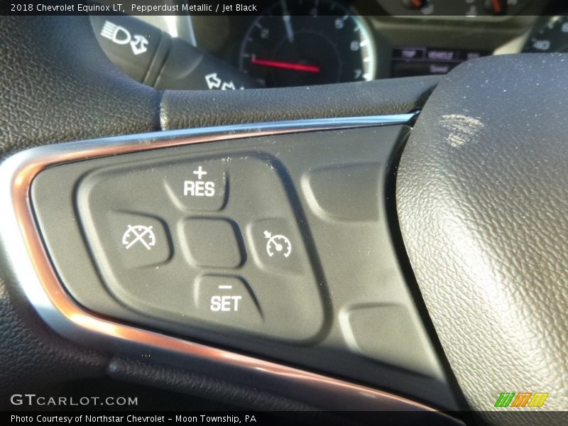 Pepperdust Metallic / Jet Black 2018 Chevrolet Equinox LT