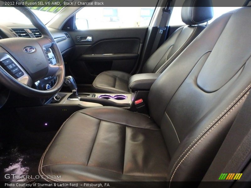 Black / Charcoal Black 2012 Ford Fusion SEL V6 AWD