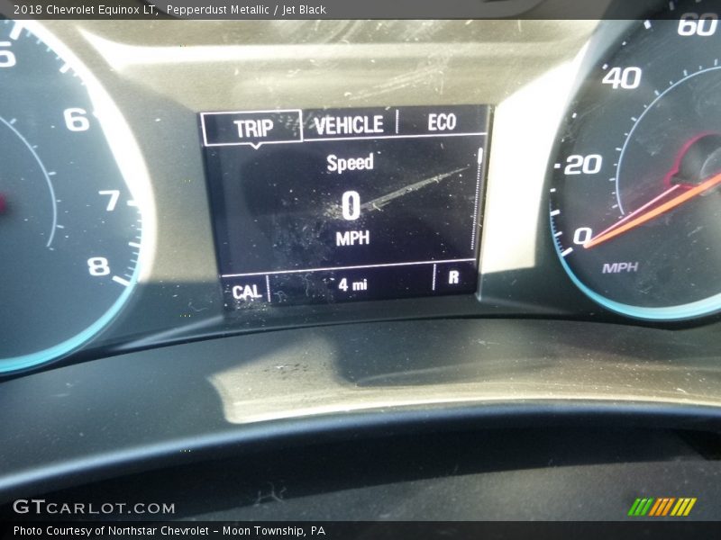 Pepperdust Metallic / Jet Black 2018 Chevrolet Equinox LT