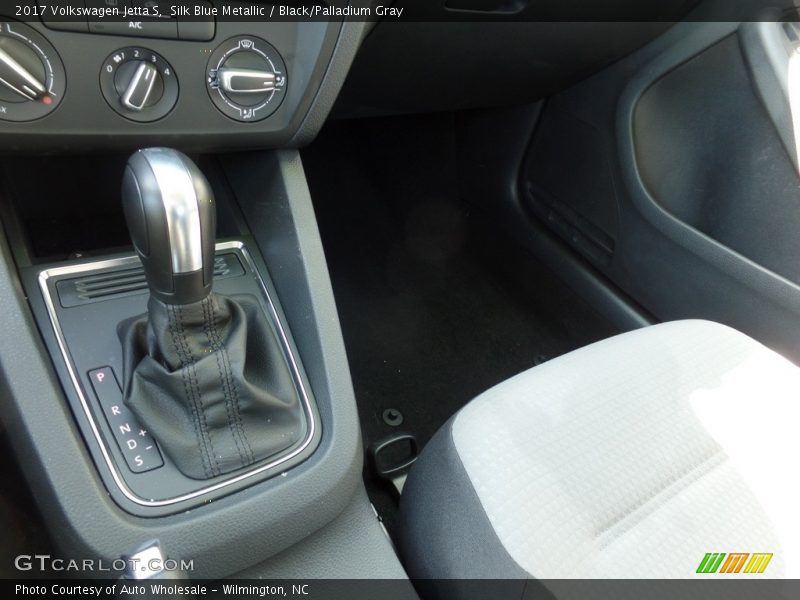 Silk Blue Metallic / Black/Palladium Gray 2017 Volkswagen Jetta S