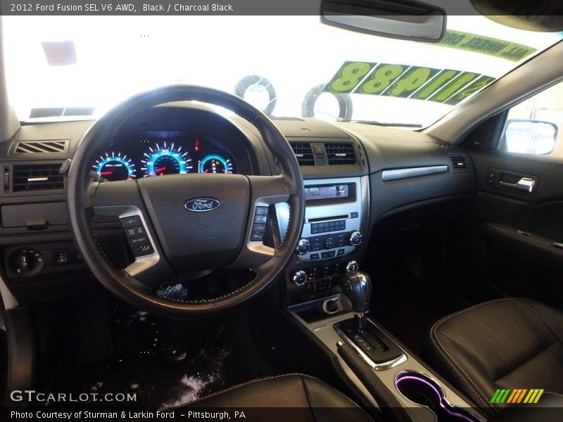 Black / Charcoal Black 2012 Ford Fusion SEL V6 AWD