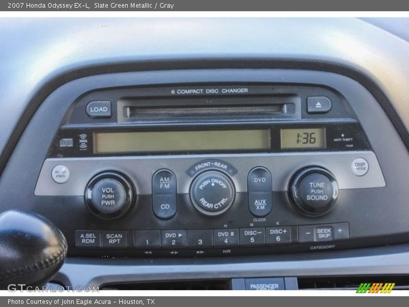 Slate Green Metallic / Gray 2007 Honda Odyssey EX-L