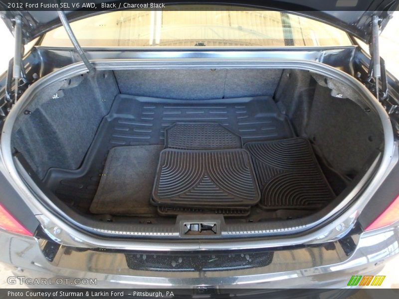Black / Charcoal Black 2012 Ford Fusion SEL V6 AWD