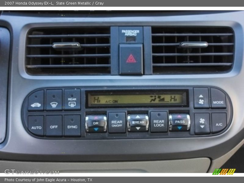 Slate Green Metallic / Gray 2007 Honda Odyssey EX-L