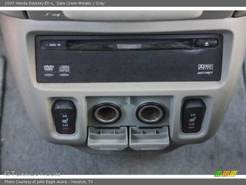 Slate Green Metallic / Gray 2007 Honda Odyssey EX-L