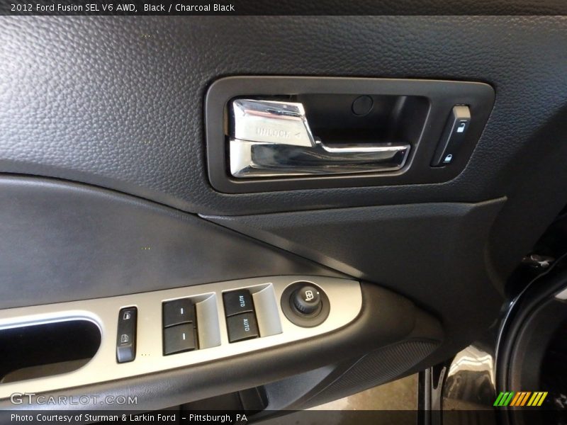 Black / Charcoal Black 2012 Ford Fusion SEL V6 AWD