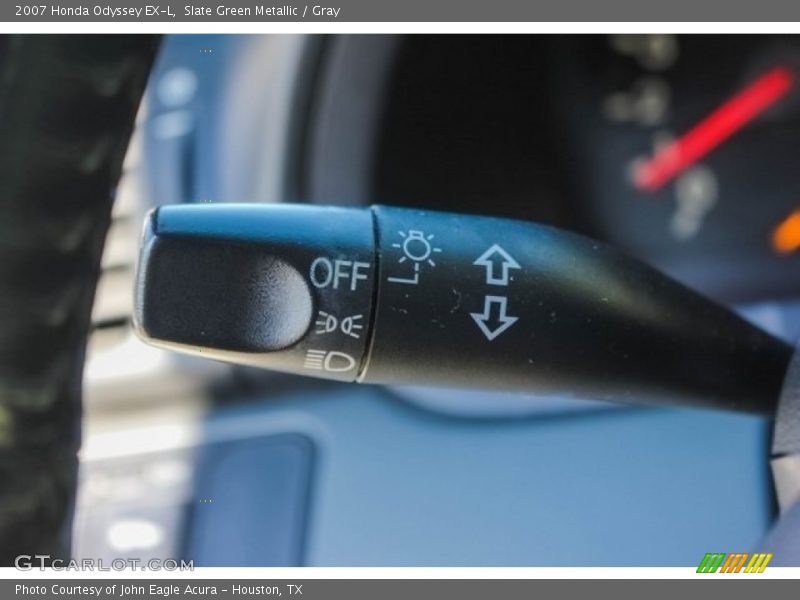 Slate Green Metallic / Gray 2007 Honda Odyssey EX-L